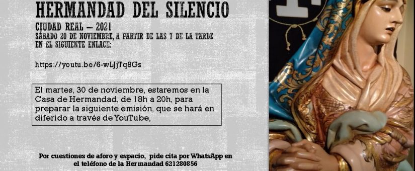 Pero Guau Nublado REZO DEL SANTO ROSARIO SÁBADO 20 DE NOVIEMBRE A LAS 18,20 HORAS. EN DIRECTO- YOUTUBE - Hermandad del Silencio